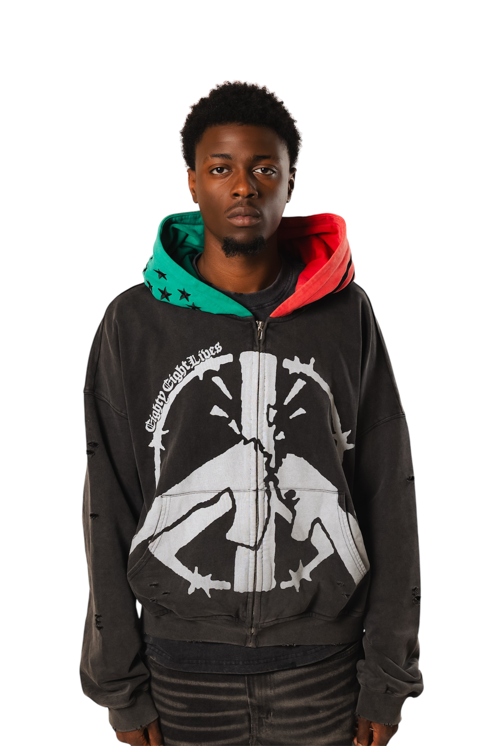 “Anti-war” Zip Up