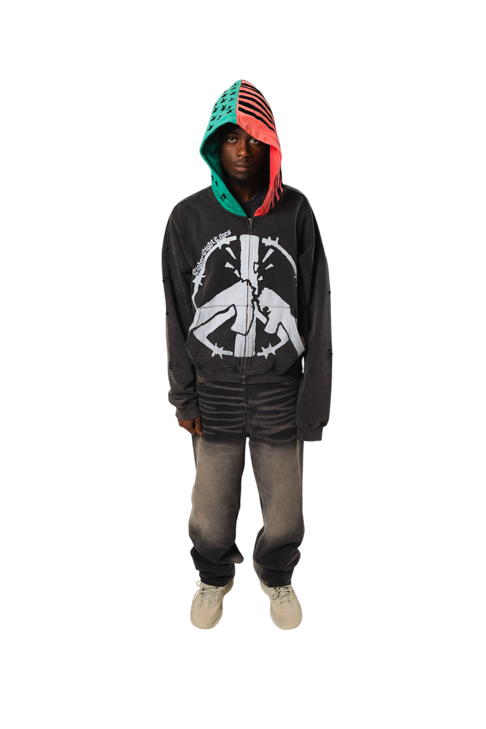 “Anti-war” Zip Up