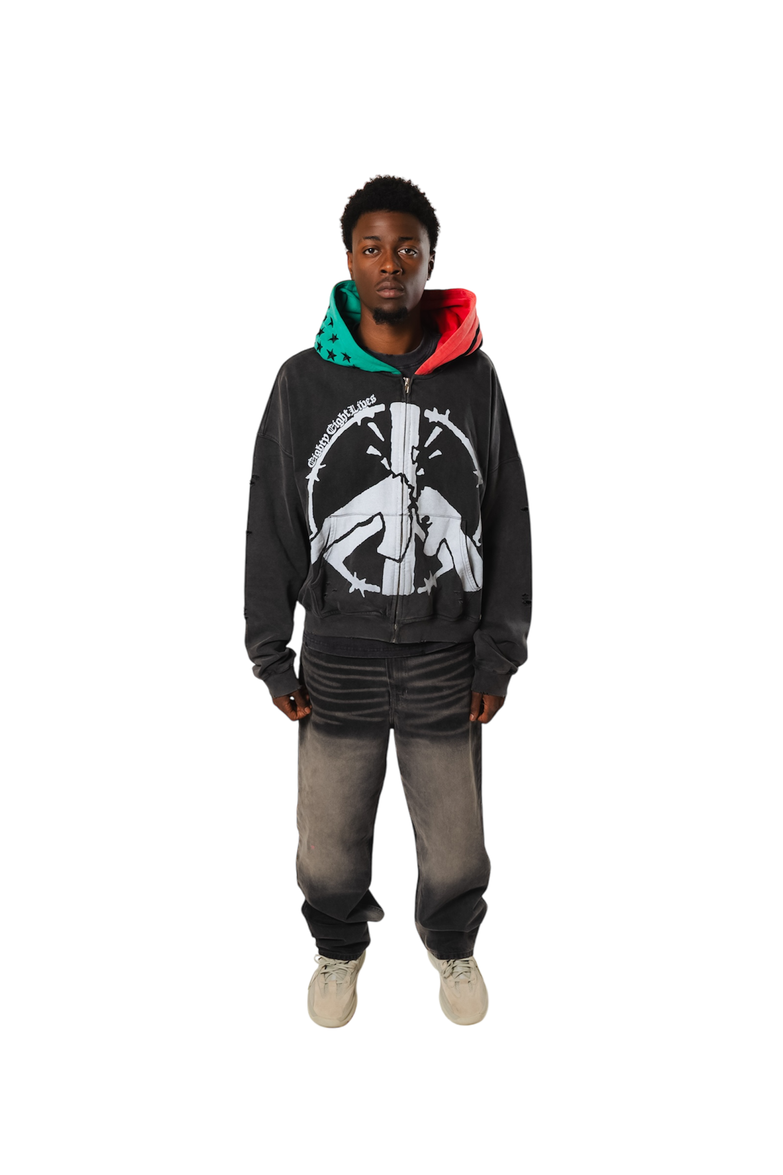 “Anti-war” Zip Up
