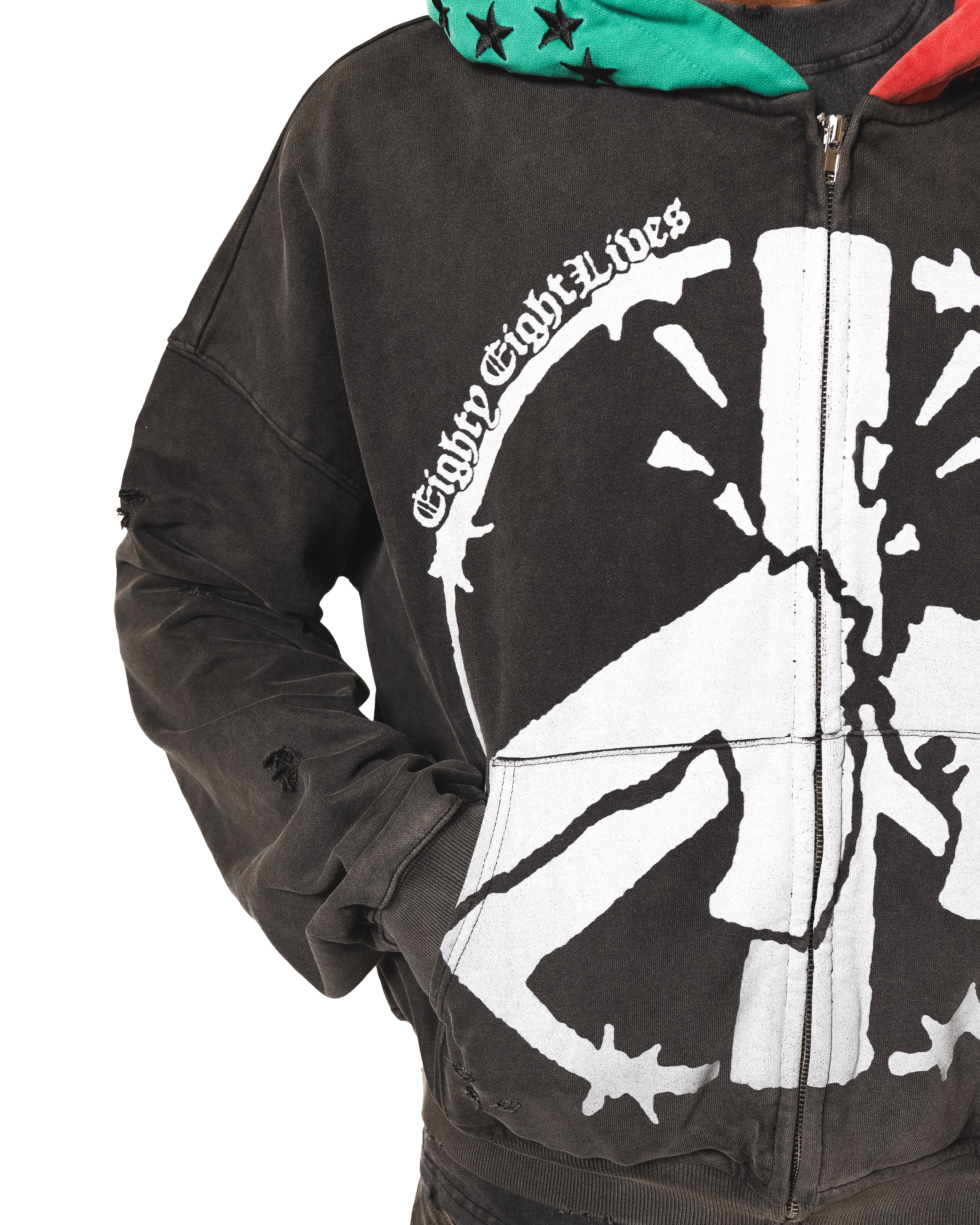 “Anti-war” Zip Up